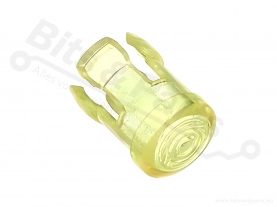 LED fitting/armatuur  3mm transparant geel